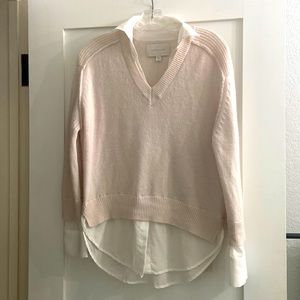 Brochu Walker Layered Look Sweater